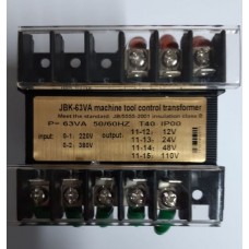 Transformator 220V/380V - 12V/24V/48V/110V #JBK-63VA